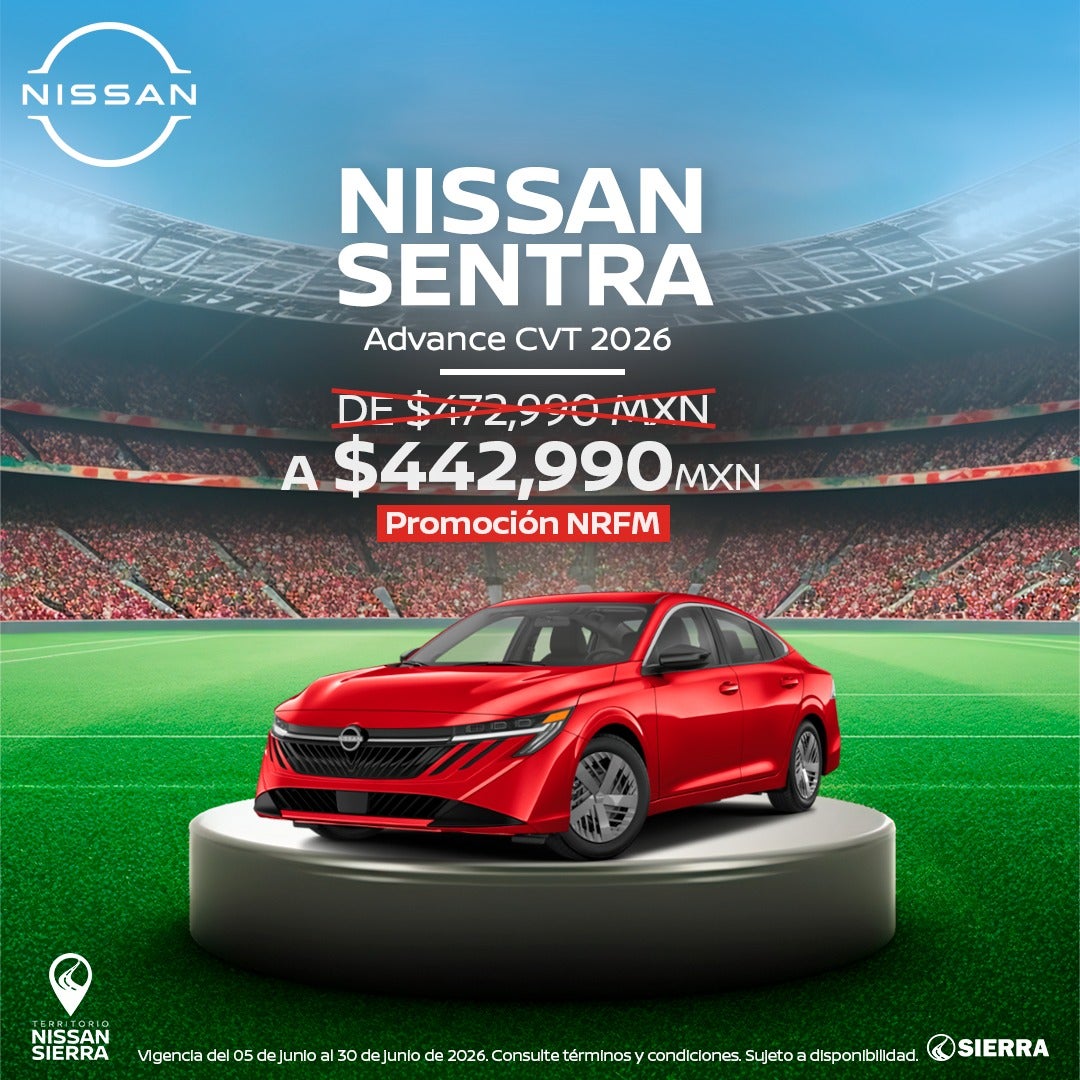 SENTRA ADVANCE CVT 2026.