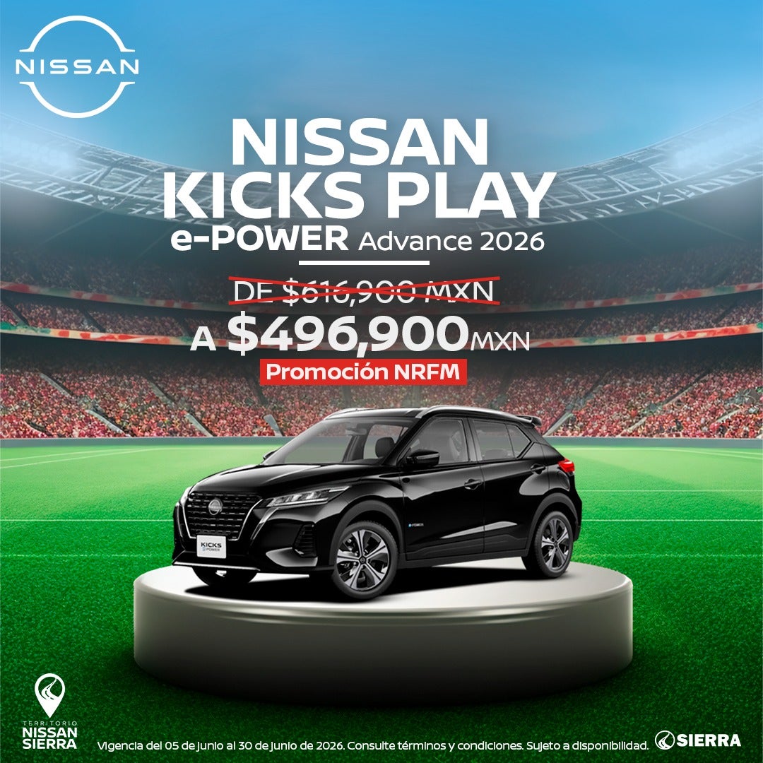 KICKS PLAY E-POWER ADVANCE 2026.