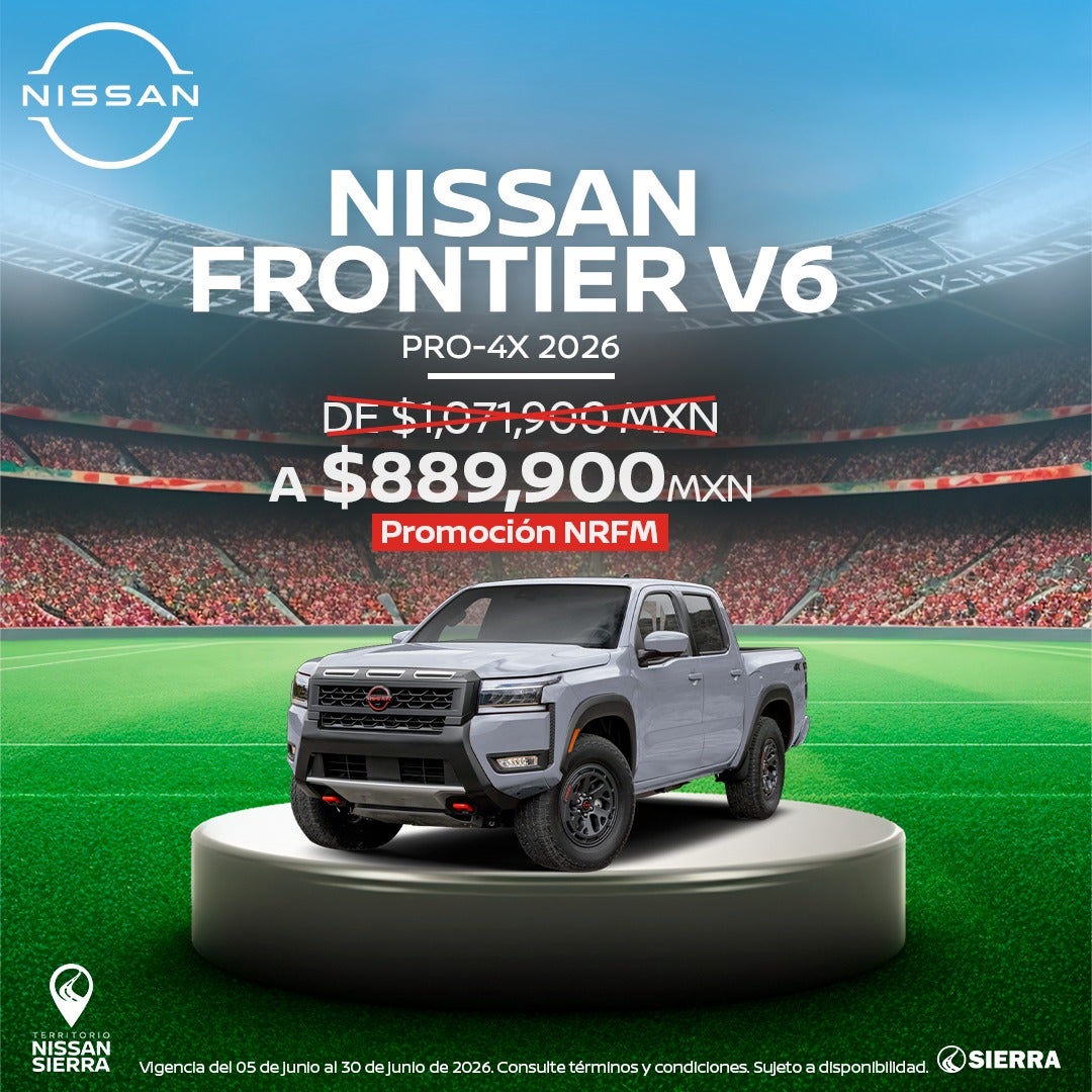FRONTIER V6 PRO-4X 2026.